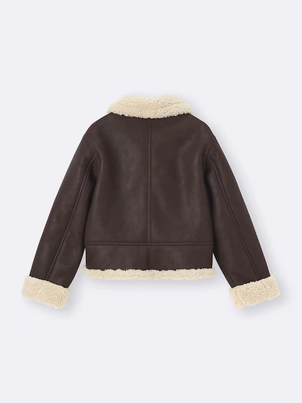 Faux Shearling Flight Jacket 3 Faux Shearling Flight Jacket