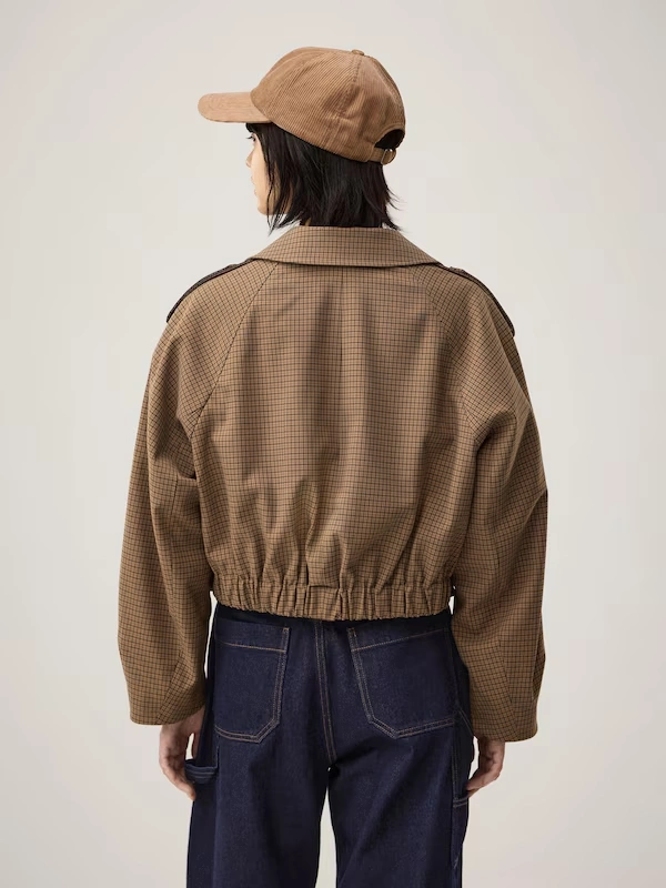 Short Trench Checked Coat | by rokh 4 Short Trench Checked Coat | by rokh