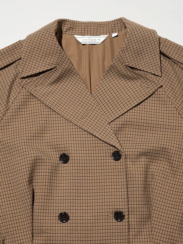 Short Trench Checked Coat | by rokh 7 Short Trench Checked Coat | by rokh