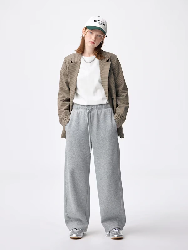 Heavy Weight Sweat Barrel Leg Pants