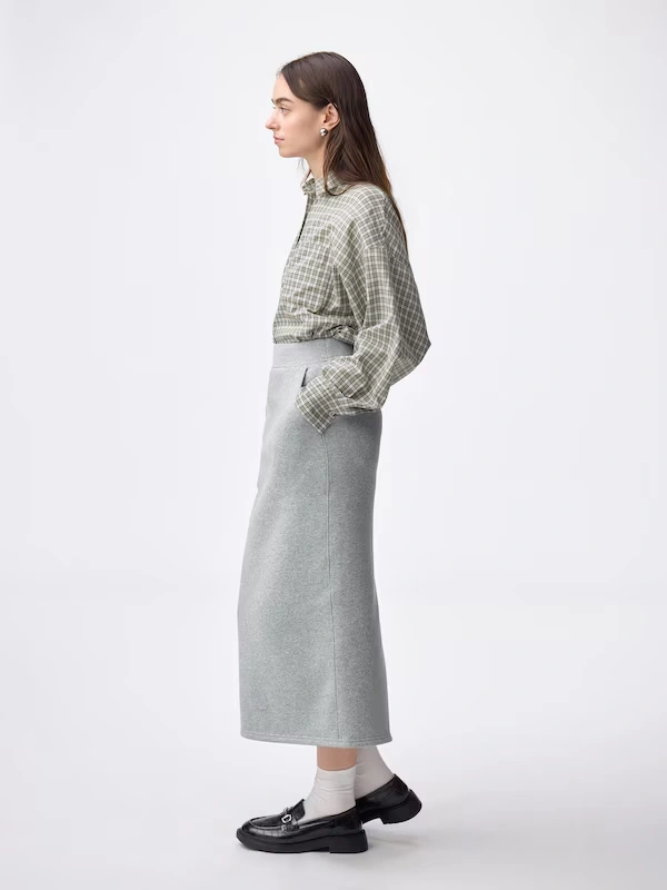 Heavy Weight Sweat Narrow Skirt