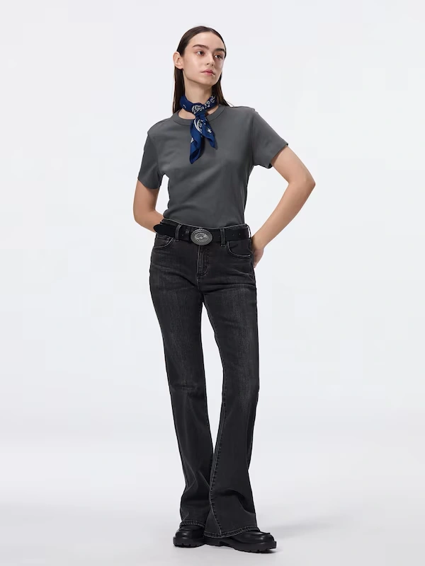 Cotton Smooth Crew Neck T-Shirt