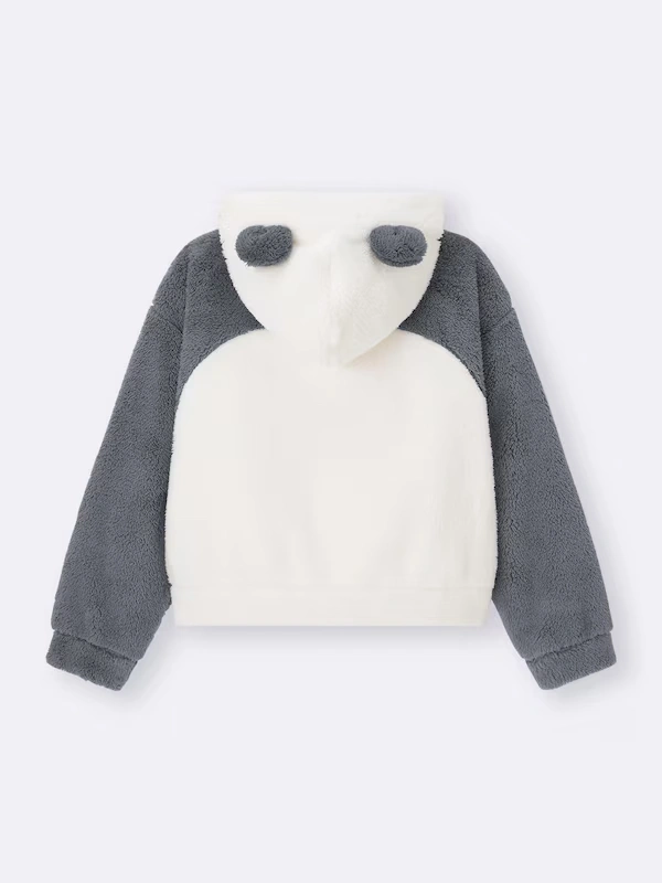 Marshmallow Feel Full-Zip Hoodie | Panda 6 Marshmallow Feel Full-Zip Hoodie | Panda