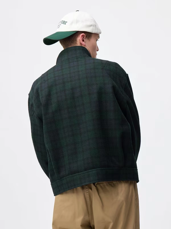 COZY MELTON Stand Zip Up Jacket 4 COZY MELTON Stand Zip Up Jacket