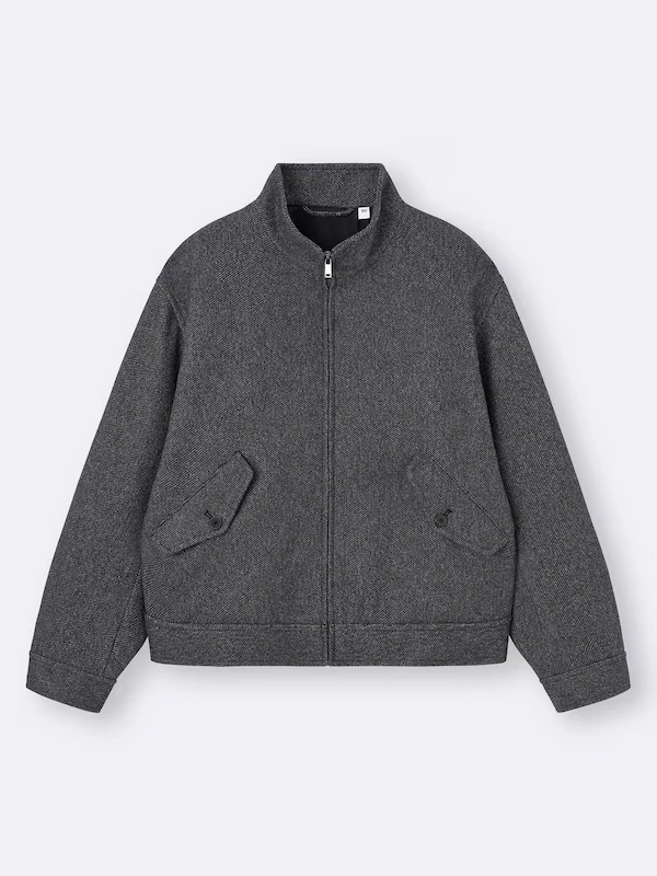 COZY MELTON Stand Zip Up Jacket 5 COZY MELTON Stand Zip Up Jacket