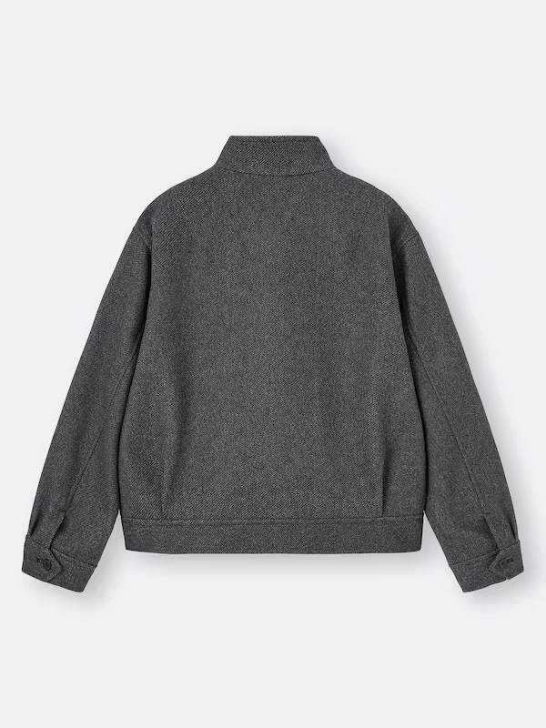 COZY MELTON Stand Zip Up Jacket 6 COZY MELTON Stand Zip Up Jacket