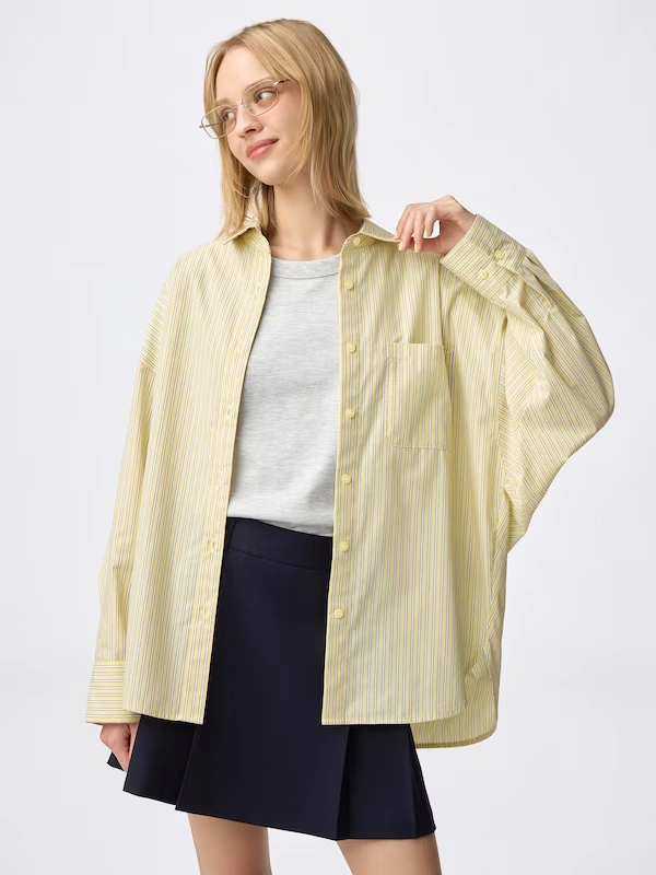 Dolman Sleeve Striped Shirt