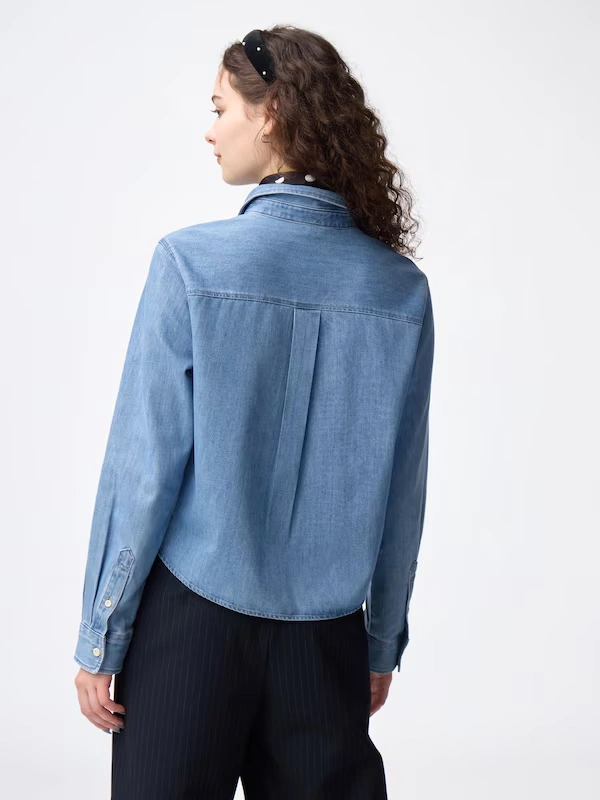 Denim Short Shirt 4 Denim Short Shirt