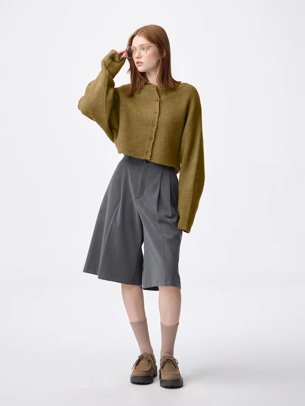 Puff Knit 2 Piece Cardigan