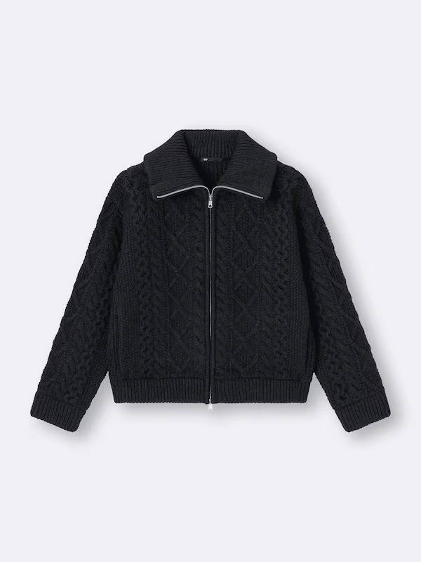 Cable Knitted Jacket 7 Cable Knitted Jacket