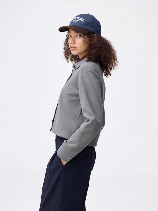 Milano Ribbed Polo Cardigan 3 Milano Ribbed Polo Cardigan