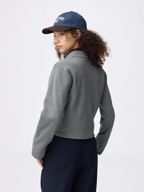 Milano Ribbed Polo Cardigan 4 Milano Ribbed Polo Cardigan