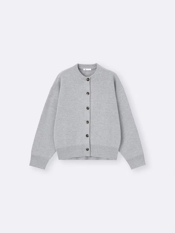 Sweat Look Knit Dolman Sleeve Cardigan 6 Sweat Look Knit Dolman Sleeve Cardigan