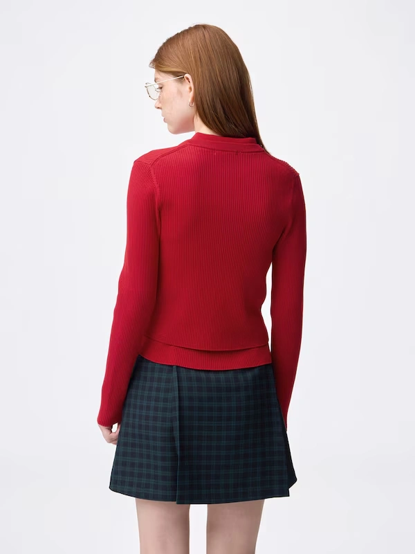 2 Piece Ribbed Knitted Polo Shirt | Sleeveless 6 2 Piece Ribbed Knitted Polo Shirt | Sleeveless