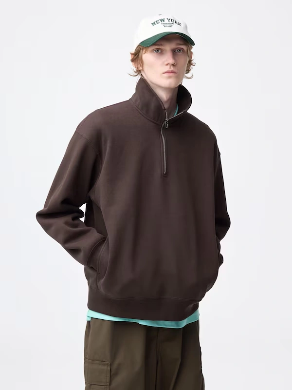 Heavy Weight Sweat Half-Zip Pullover