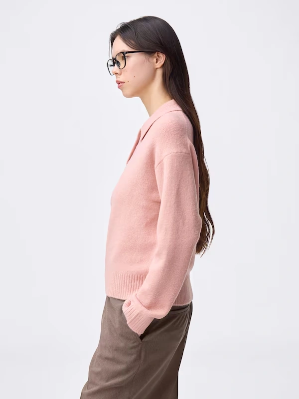 Puff Knit Polo Shirt