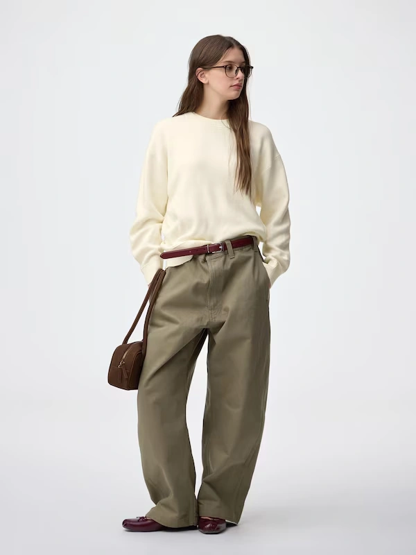 Sweat Look Knit Oversized Pullover 3 Sweat Look Knit Oversized Pullover