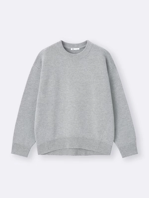 Sweat Look Knit Oversized Pullover 6 Sweat Look Knit Oversized Pullover