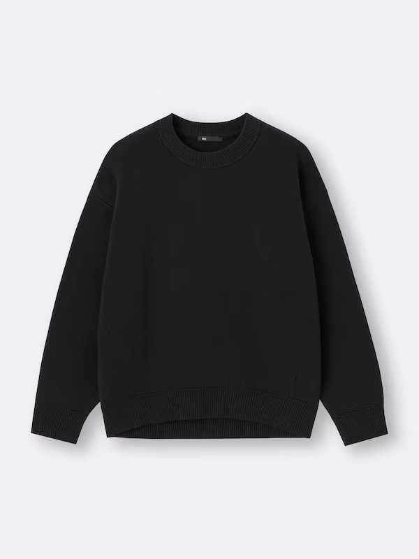 Sweat Look Knit Oversized Pullover 7 Sweat Look Knit Oversized Pullover