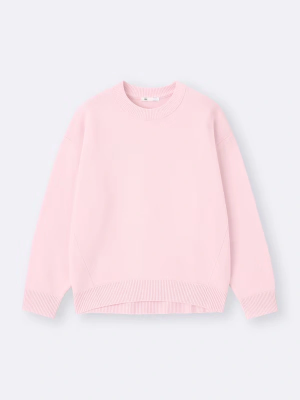 Sweat Look Knit Oversized Pullover 8 Sweat Look Knit Oversized Pullover