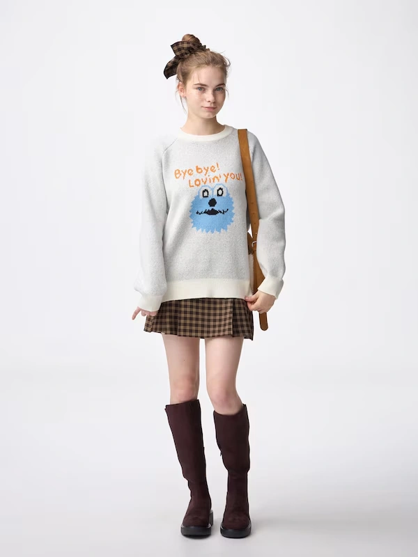Oversized Knitted Pullover | PUPPET SUNSUN