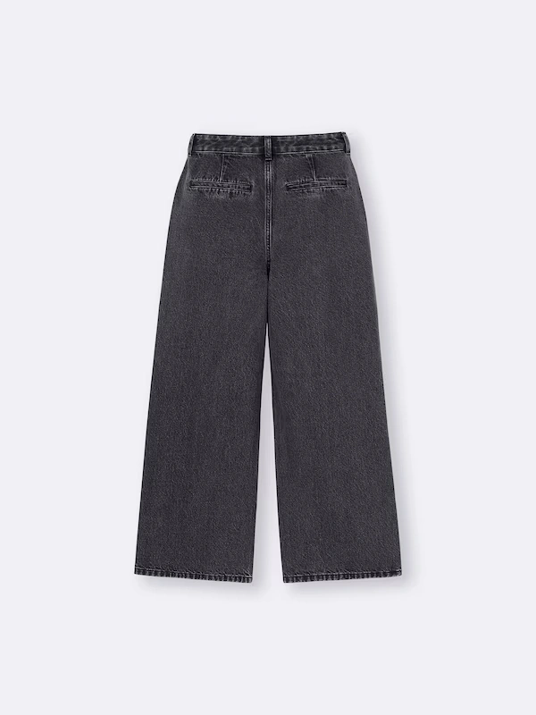 Denim Pleated Trousers 6 Denim Pleated Trousers