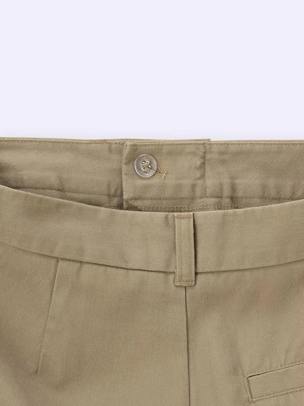 Chino Barrel Leg Pleated Pants 5 Chino Barrel Leg Pleated Pants