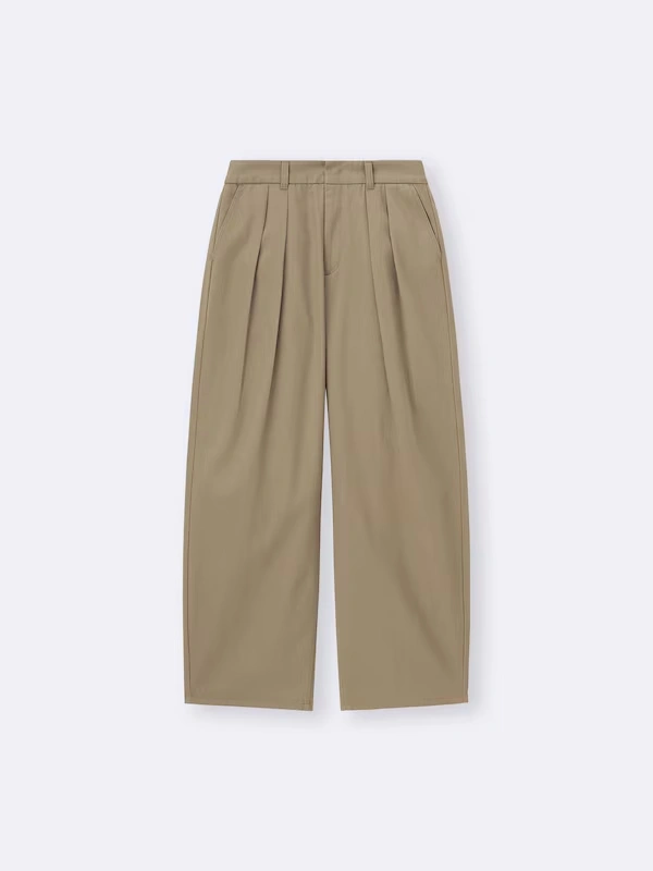 Chino Barrel Leg Pleated Pants 6 Chino Barrel Leg Pleated Pants