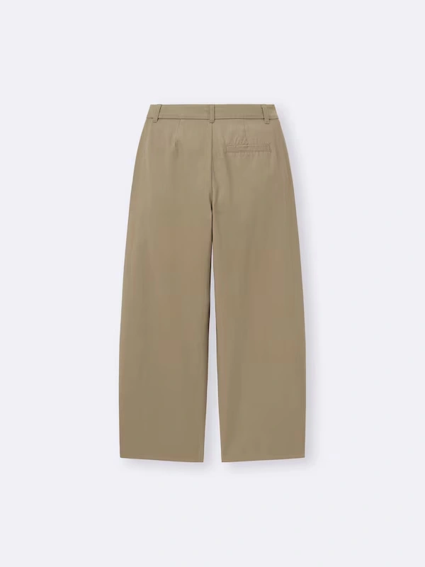Chino Barrel Leg Pleated Pants 7 Chino Barrel Leg Pleated Pants