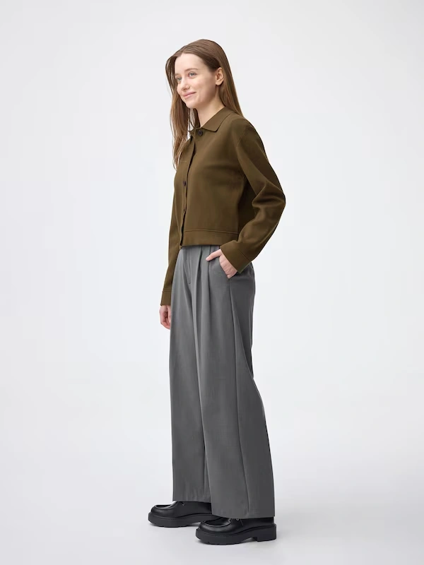 Pleated Wide Pants
