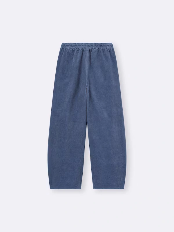 Corduroy Barrel Leg Relaxed Pants