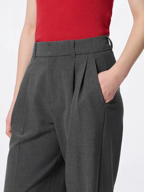 Pleated Wide-Leg Pants