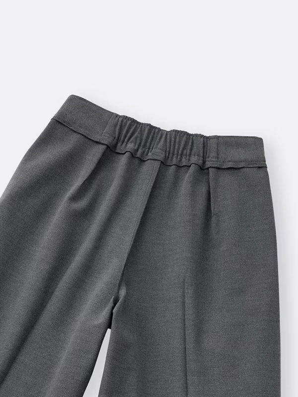 Pleated Wide-Leg Pants