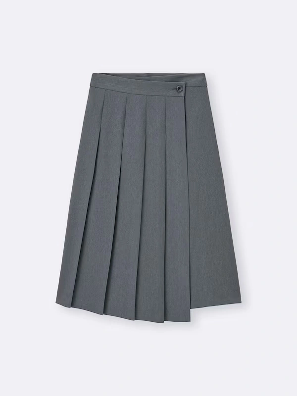 Wrap Pleated Midi Skirt 6 Wrap Pleated Midi Skirt