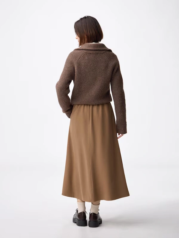 Brushed Flared Skirt 3 Brushed Flared Skirt