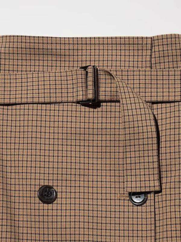 Trench Checked Skirt | by rokh