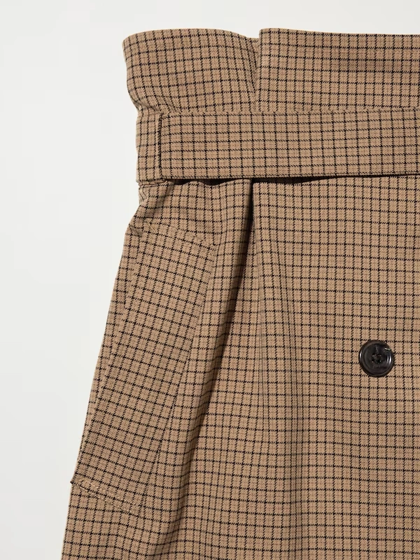 Trench Checked Skirt | by rokh