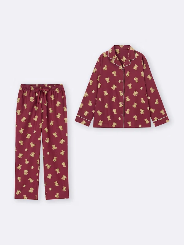 Flannel Pajamas | Long | Bear 5 Flannel Pajamas | Long | Bear