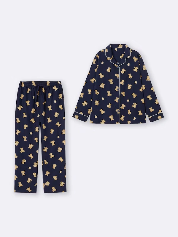 Flannel Pajamas | Long | Bear 7 Flannel Pajamas | Long | Bear