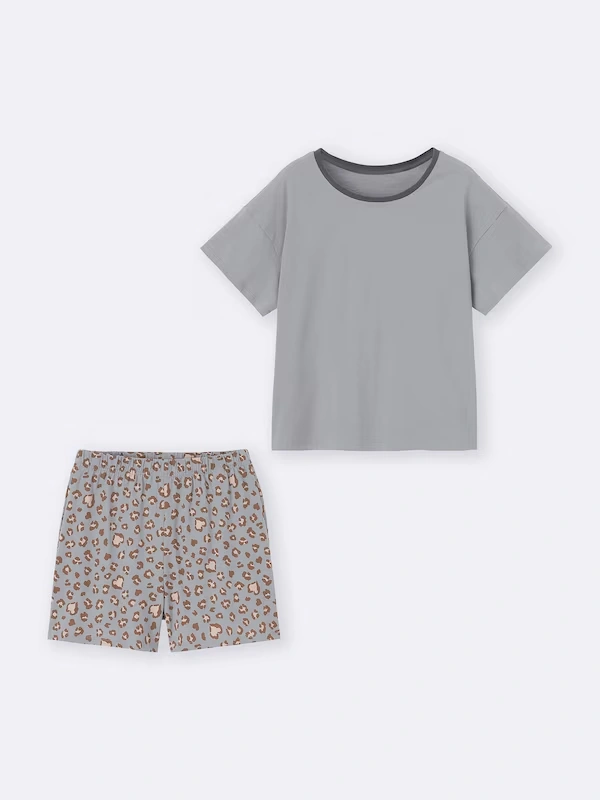 Cotton Color Lounge Set | Short | Leopard 5 Cotton Color Lounge Set | Short | Leopard