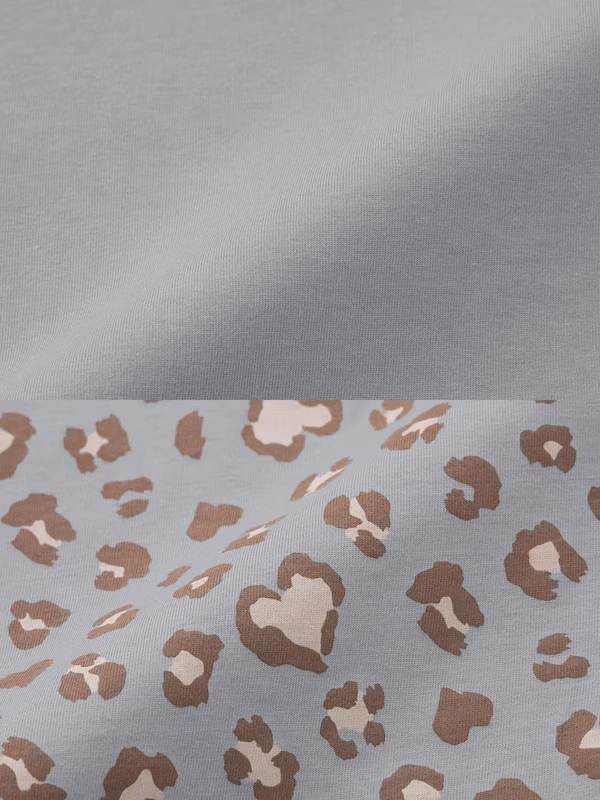 Cotton Color Lounge Set | Short | Leopard 7 Cotton Color Lounge Set | Short | Leopard