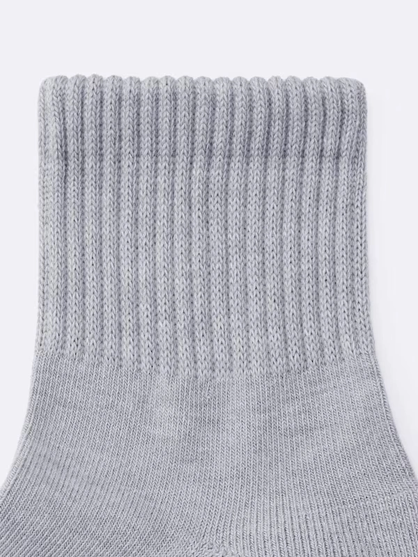 Ribbed Pile Ankle Socks