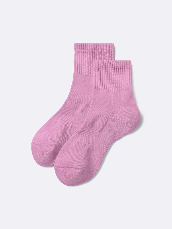 Ribbed Pile Ankle Socks 6 Ribbed Pile Ankle Socks