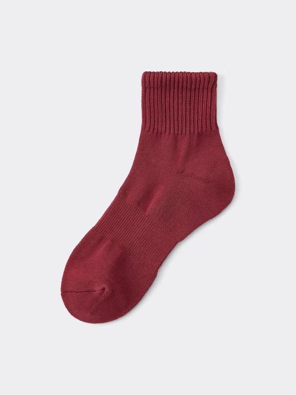 STYLE-HEAT Ribbed Pile Ankle Socks 6 STYLE-HEAT Ribbed Pile Ankle Socks