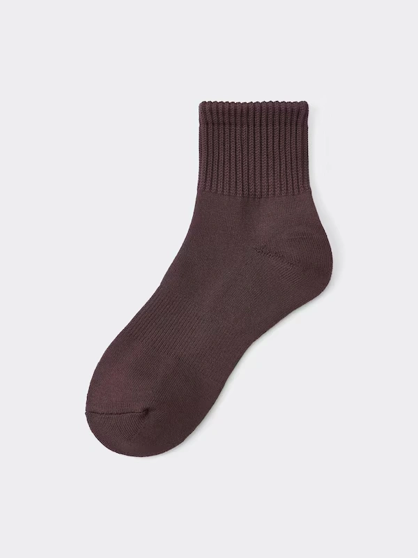 STYLE-HEAT Ribbed Pile Ankle Socks 8 STYLE-HEAT Ribbed Pile Ankle Socks