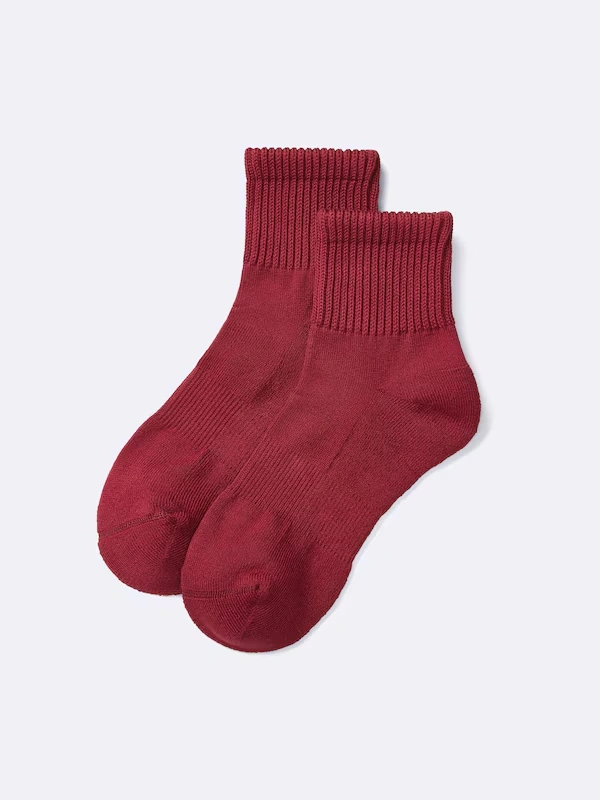 STYLE-HEAT Ribbed Pile Ankle Socks 6 STYLE-HEAT Ribbed Pile Ankle Socks