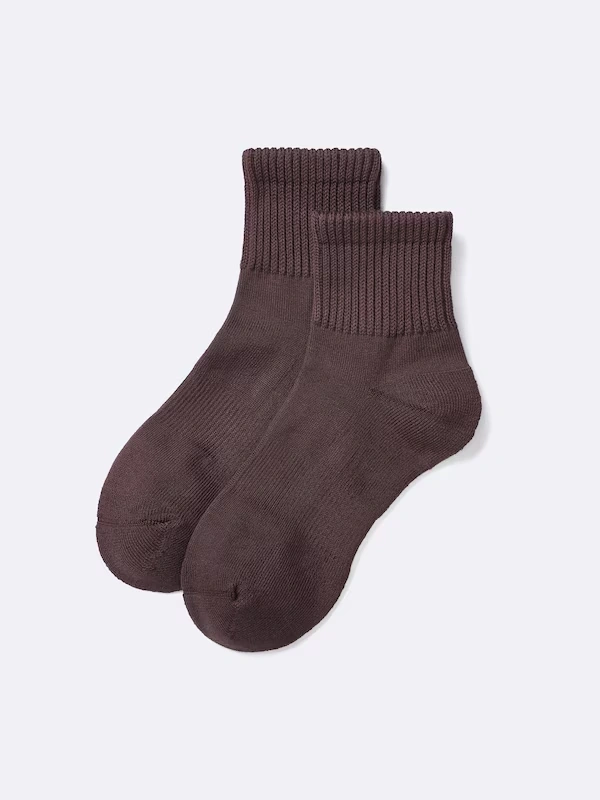 STYLE-HEAT Ribbed Pile Ankle Socks 8 STYLE-HEAT Ribbed Pile Ankle Socks