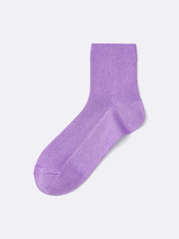 Glitter Ankle Socks 6 Glitter Ankle Socks