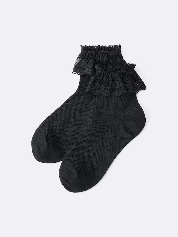Ankle Socks | Lace Frill