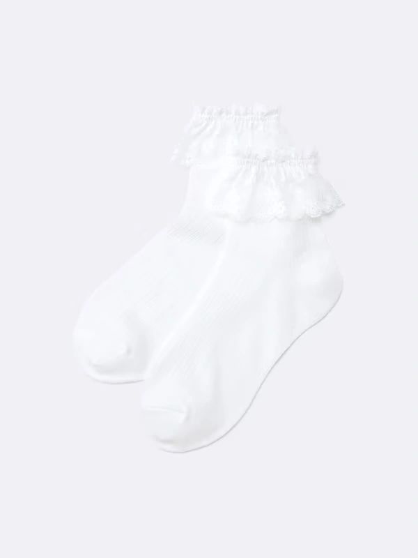 Ankle Socks | Lace Frill 3 Ankle Socks | Lace Frill